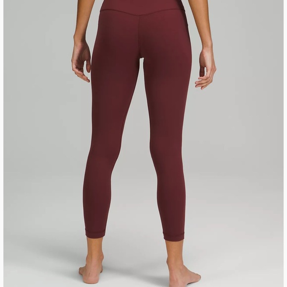 NWT lululemon athletica InStill HR Tight 25”. Size 12. Color MLWI - Mulled Wine. - Picture 6 of 9